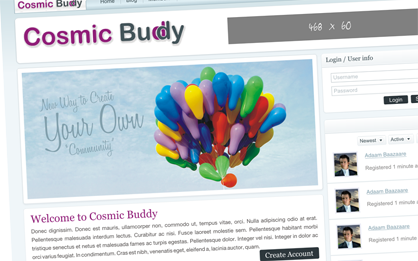 Cosmic Buddy : The free theme to turn your buddypress to orkut style site