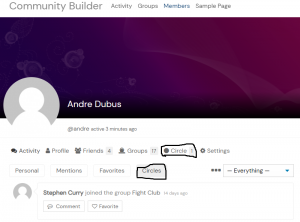 How to use BuddyPress User Circles plugin with Community Builder