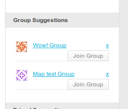 BuddyPress Group Suggestions Widget