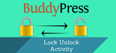 BuddyPress Lock Unlock Activity