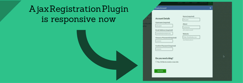 BuddyPress Ajax Registration Plugin is responsive now