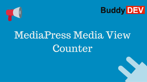 MediaPress Media View Counter