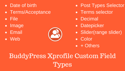 BuddyPress Xprofile Custom Field Types